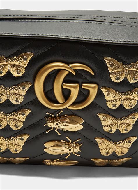 gucci marmont insect pouch|Gucci Marmont bag used.